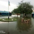 A flooded school in Melut County, Upper Nile State. [Photo: Radio Tamazuj]